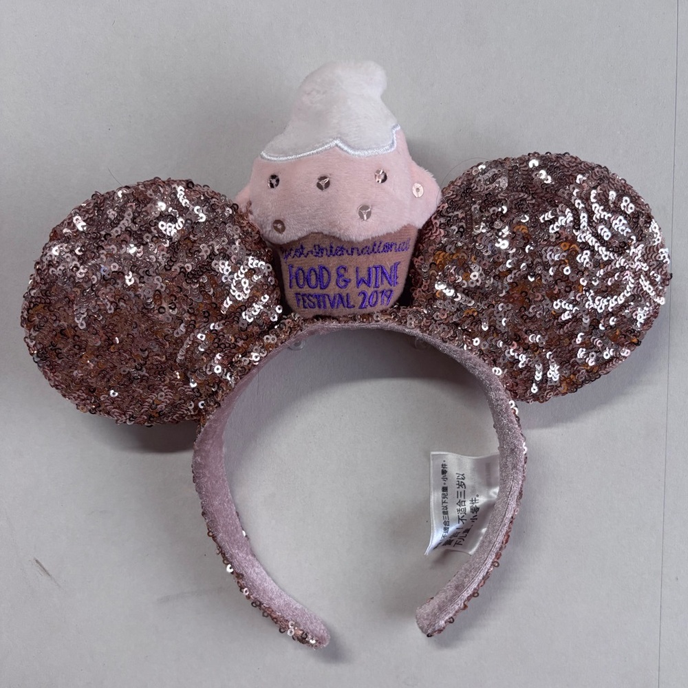 2019 Food and Wine Festival Minnie Mouse Ears Headband